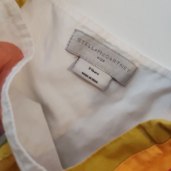 Stella McCartney Kids 3 years or 3t rainbow summer tank sleeveless dress ethical - Picture 6 of 6